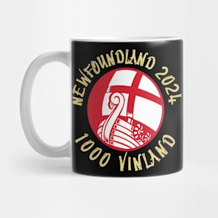 NEWFOUNDLAND T-Shirt Vinland 1000 to 2023 NEWFIE The Rock & Runes Mug